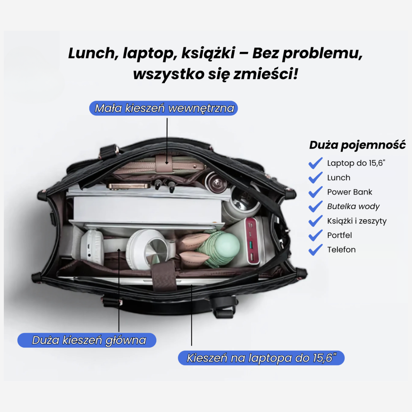 Belvona Luxe™ – Skórzana Torba Premium