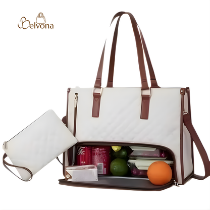 Belvona™- Pojemna Torba z Termiczną Kieszenią