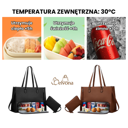 Belvona Luxe™ – Skórzana Torba Premium