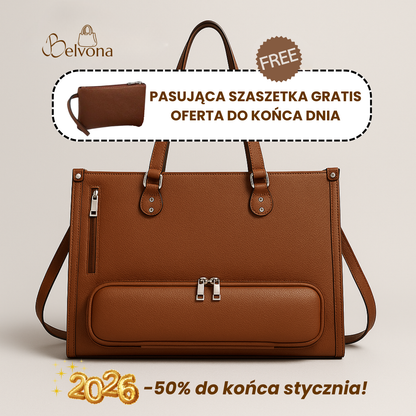 Belvona Luxe™ – Skórzana Torba Premium