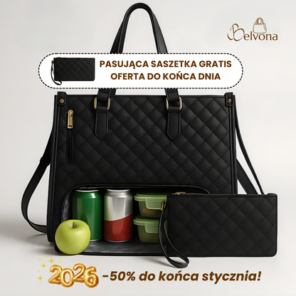 Belvona™- Pojemna Torba z Termiczną Kieszenią